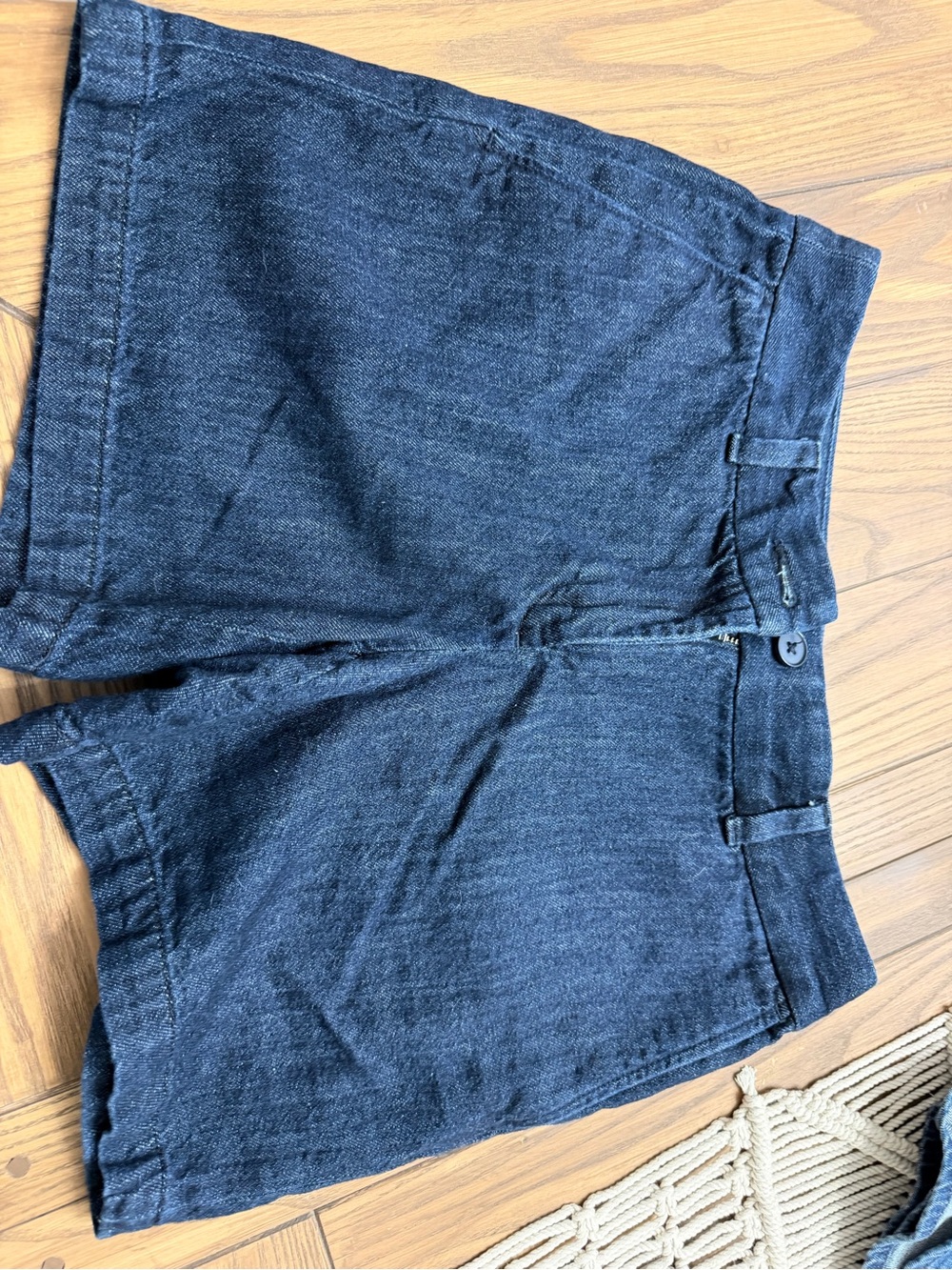 LOFT Dark Indigo Denim Shorts